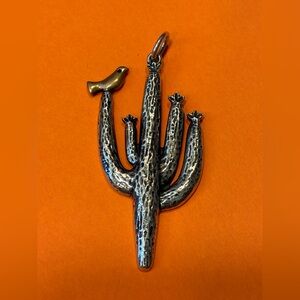 James Avery retired Saguaro Cactus Pendant